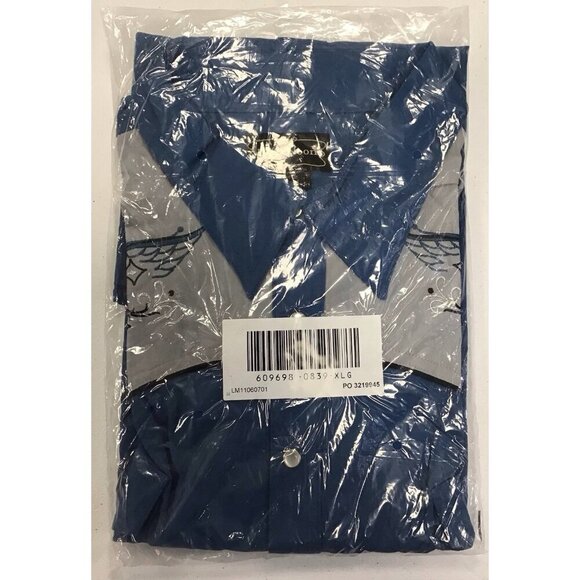 Men’s Blue Vintage High Noon Western Shirt XL 🤠 - Picture 1 of 4
